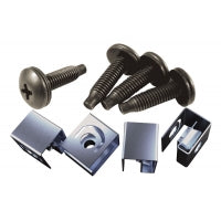 Hammond, CLPKIT1032, 10-32, Zinc clip nuts, Screws with washer, 10pk