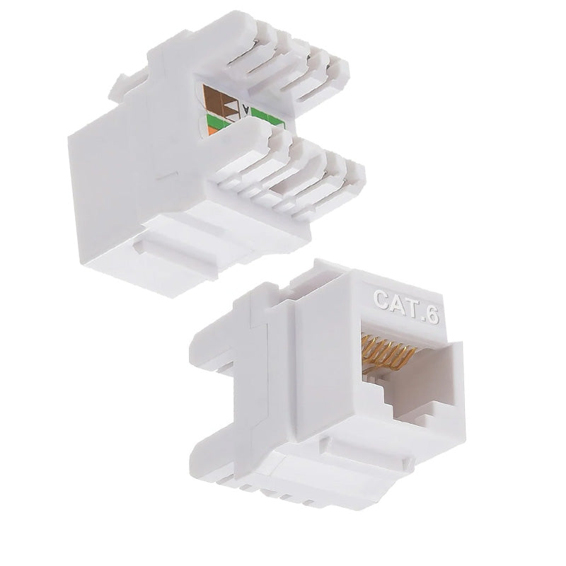 Keystone Jack Cat6 180 Degree 
