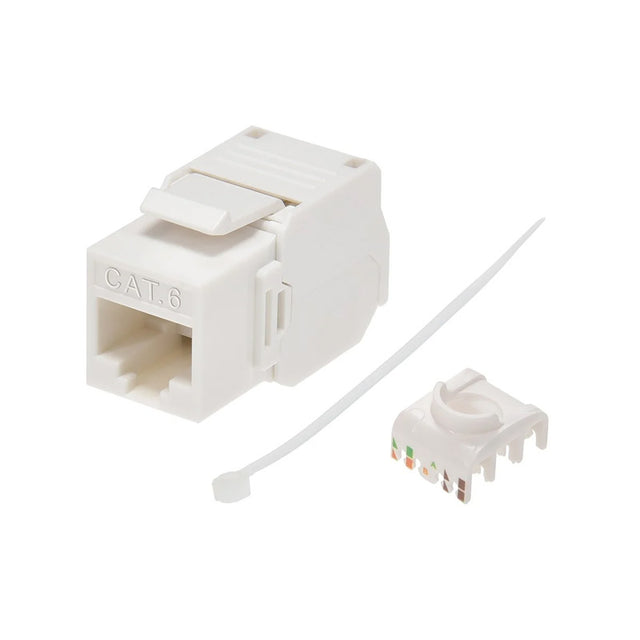 Keystone Jack, Cat6, TooLess 180 degree