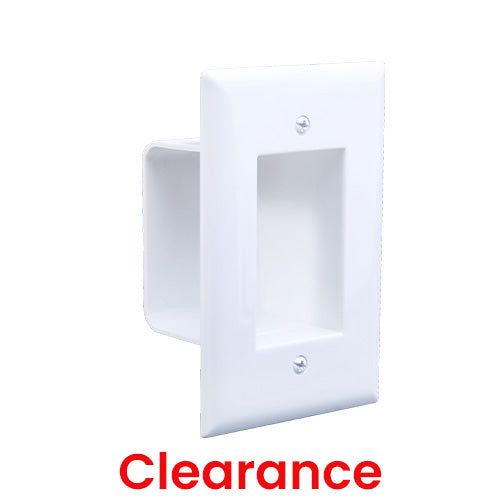 Cable Recessed Wall Plate