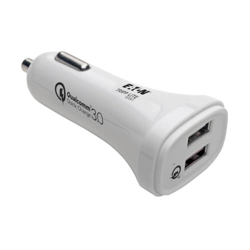 Tripp Lite Dual-Port USB Car Charger, Quick Charge - Dual USB-A 3.0