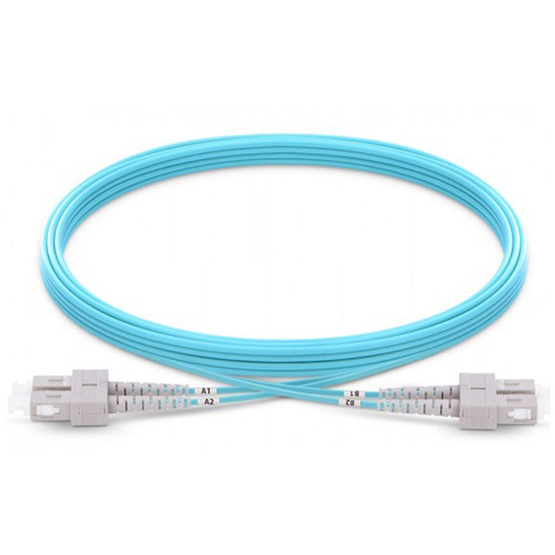 PrimeWired Fiber Patch Cord Multimode Duplex SC/SC 50u OM4 10gig-LSZH,  6ft