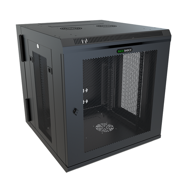 Rack Basics RB-SWDV Series Swing-Out Wall Mount Cabinet 