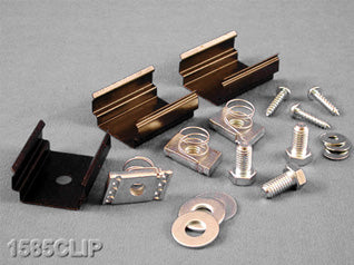 Hammond Vertical Outlet Strip Mounting Clip Kit&nbsp;1585CLIP Series