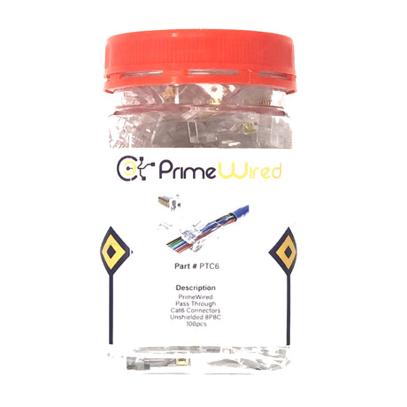 CAT6 RJ45 Pass Through Connectors